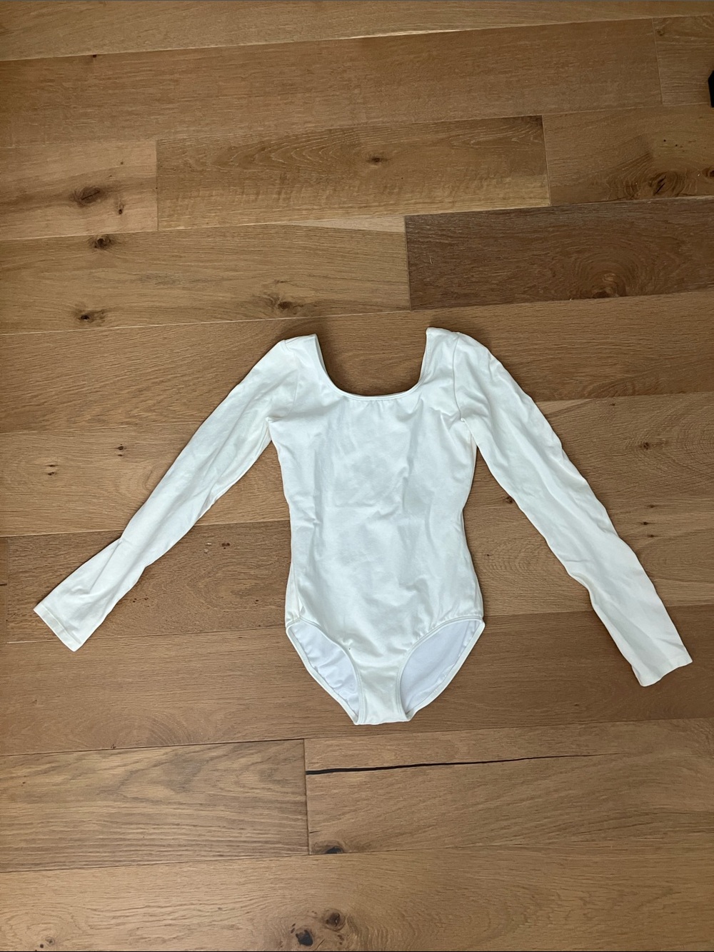 Girls' White Bloch Leotard